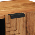 Mueble de TV Marrón 80 x 33 x 46 cm Madera de mango maciza