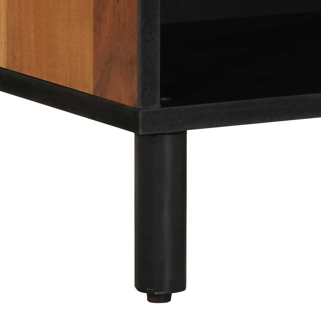 Mueble de TV Marrón 80 x 33 x 46 cm Madera de mango maciza