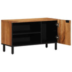 Mueble de TV Marrón 80 x 33 x 46 cm Madera de mango maciza
