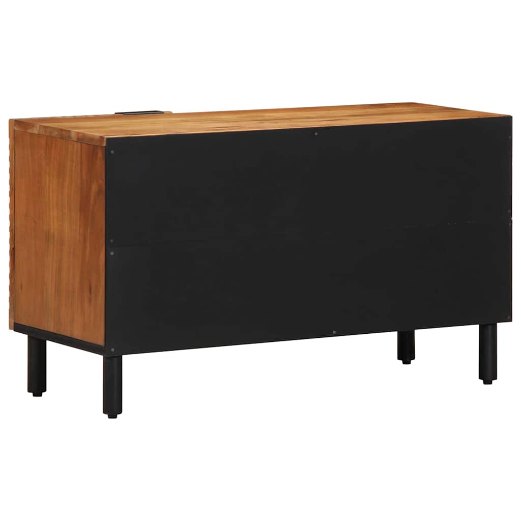 Mueble de TV Marrón 80 x 33 x 46 cm Madera de mango maciza
