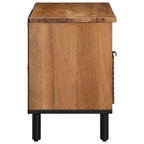 Mueble de TV Marrón 100 x 33 x 46 cm Madera de mango maciza