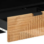 Mueble de TV Marrón 80 x 33,5 x 46 cm Madera de mango maciza