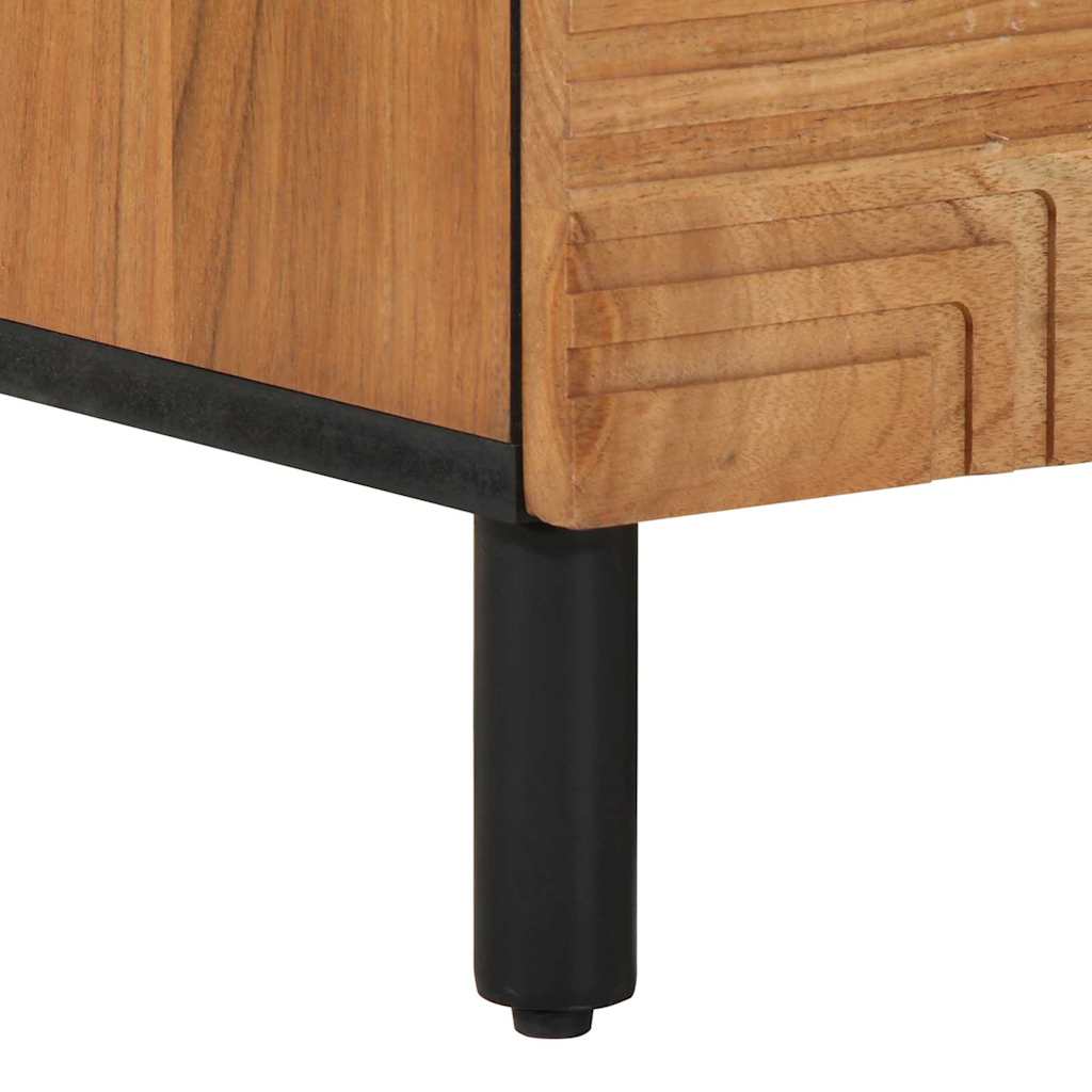 Mueble de TV Marrón 80 x 33,5 x 46 cm Madera de mango maciza