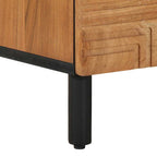 Mueble de TV Marrón 80 x 33,5 x 46 cm Madera de mango maciza