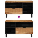 Mueble de TV Marrón 80 x 33,5 x 46 cm Madera de mango maciza