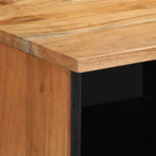 Mueble de TV Marrón 100 x 33,5 x 46 cm Madera de mango maciza