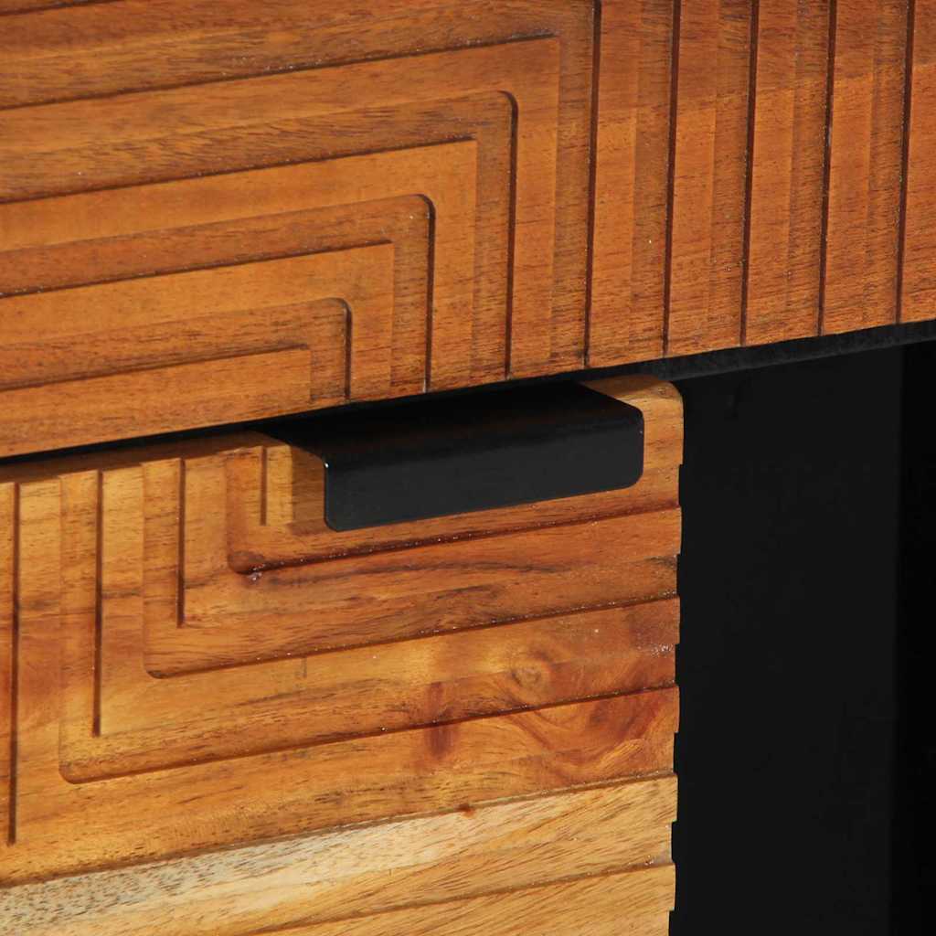 Aparador Marrón 80 x 33 x 75 cm Madera de mango maciza
