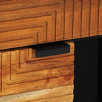 Aparador Marrón 80 x 33 x 75 cm Madera de mango maciza