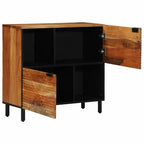 Aparador Marrón 80 x 33 x 75 cm Madera de mango maciza