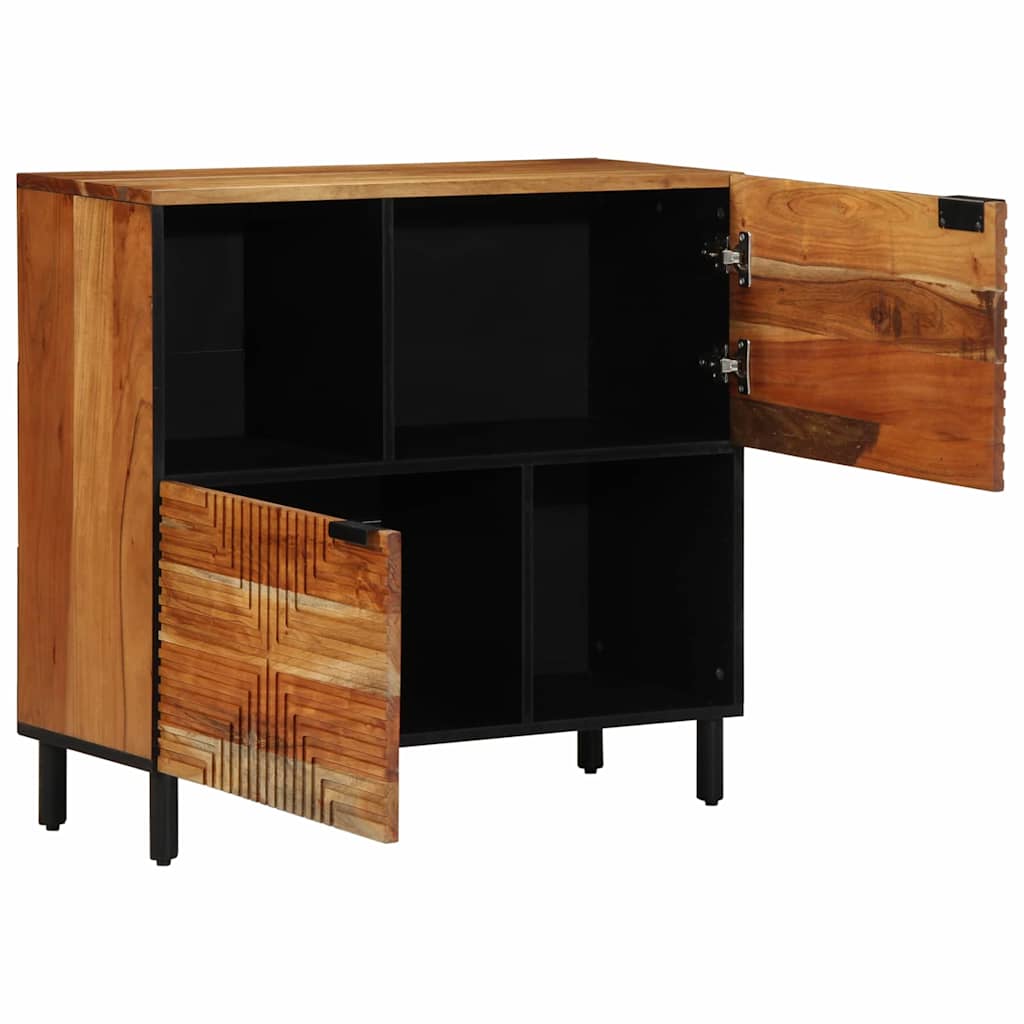 Aparador Marrón 80 x 33 x 75 cm Madera de mango maciza