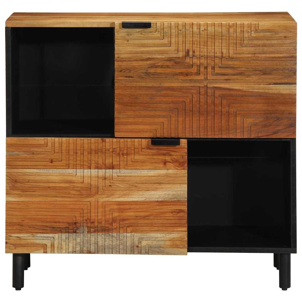 Aparador Marrón 80 x 33 x 75 cm Madera de mango maciza
