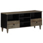 Mueble de TV con cajones ALTA madera maciza pino 100x35x41 cm