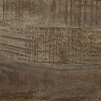 Armario de lavabo para baño madera maciza de mango 62x33x58 cm
