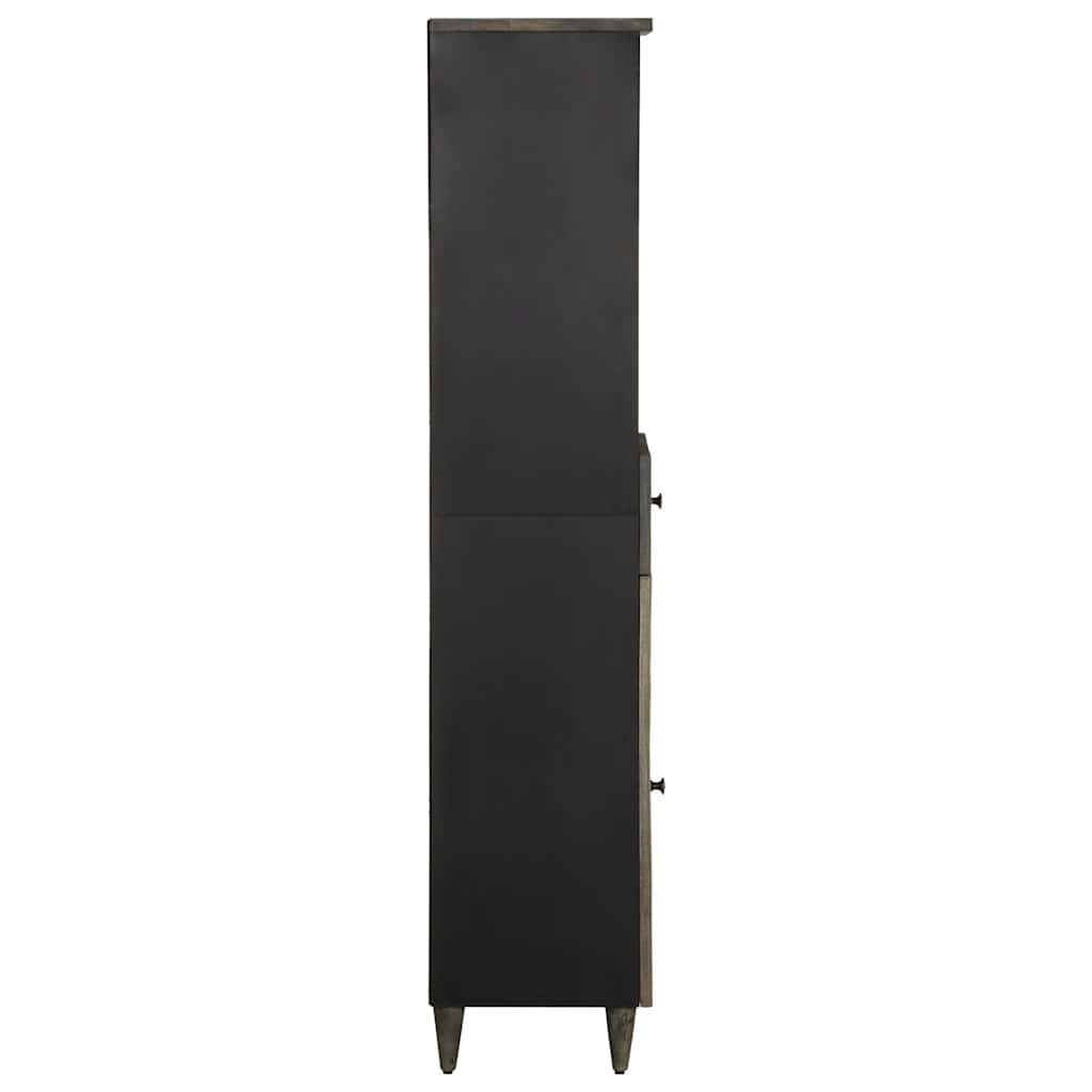 Mueble de baño madera maciza de mango 38x33x160 cm