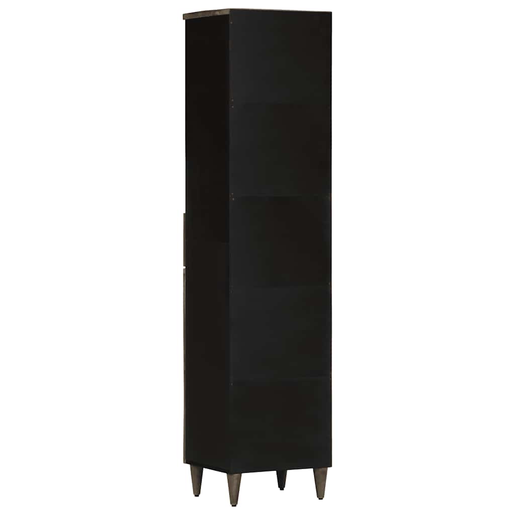 Mueble de baño madera maciza de mango 38x33x160 cm