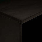 Mueble de TV con cajón Negro y dorado 70 x 33 x 46 cm