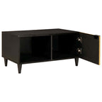 Mesa de centro Negro y dorado 80 x 50 x 40 cm