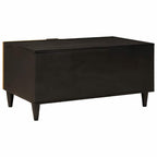 Mesa de centro Negro y dorado 80 x 50 x 40 cm