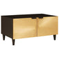 Mesa de centro Negro y dorado 80 x 50 x 40 cm