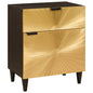 Armario de Noche 2 pcs Roble artesanal 40 x 39 x 37 cm