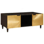 Black and Gold Coffee Table 100 x 54 x 40 cm