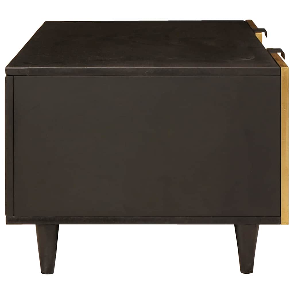 Mesa de centro Negro y dorado 100 x 54 x 40 cm