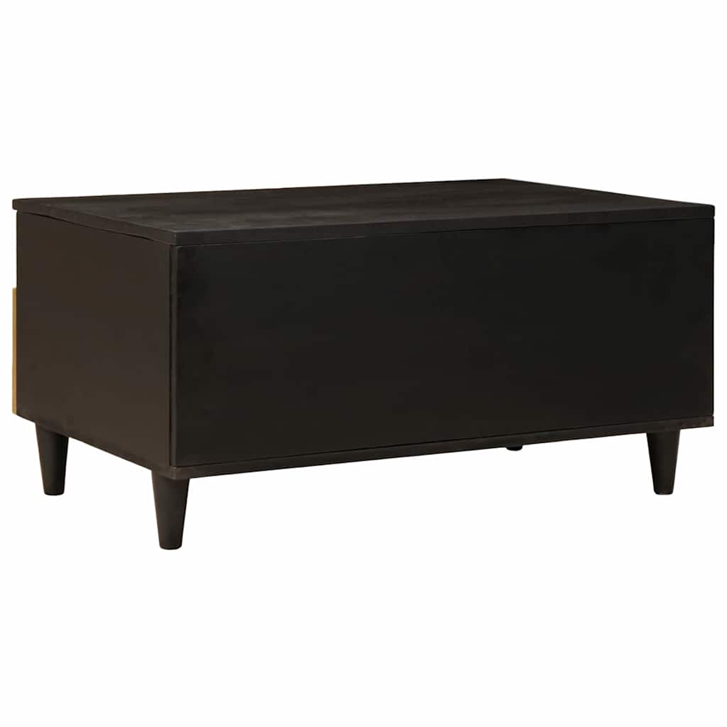 Mesa de centro Negro y dorado 40 x 33 x 46 cm