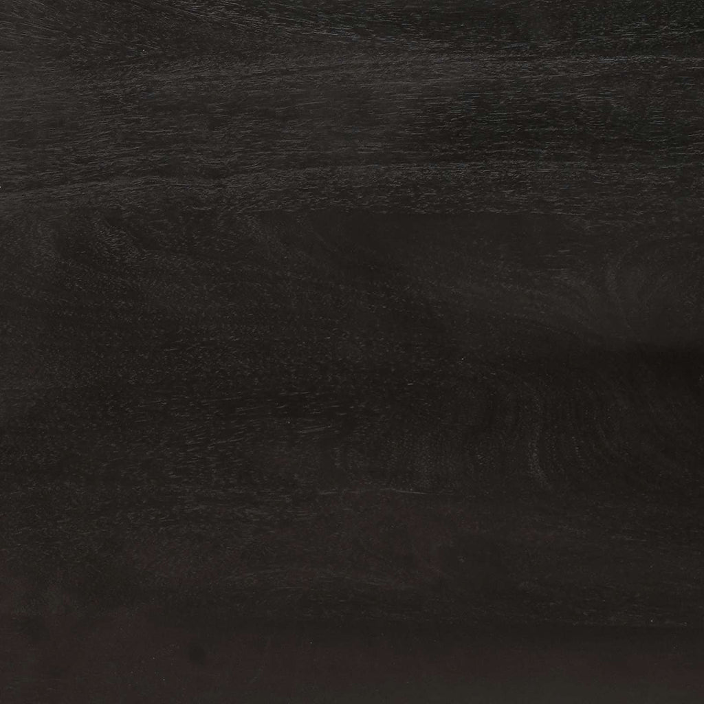 Mueble de TV con estante Negro y dorado 80 x 33 x 46 cm