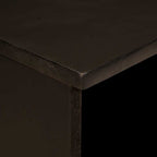 Mueble de TV con cajón Negro y dorado 100 x 33 x 46 cm