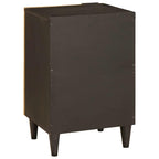 Mueble de Cuarto de Baño Negro y dorado 38 x 33 x 58 cm