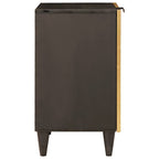Mueble de Cuarto de Baño Negro y dorado 38 x 33 x 58 cm