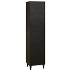 Mueble de Cuarto de Baño Negro y dorado 38 x 33 x 160 cm
