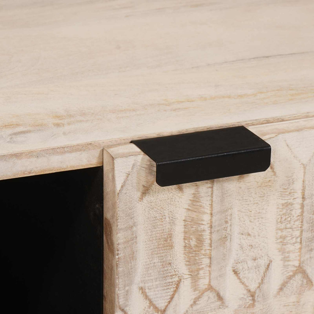 Mesa de Café 80 x 50 x 40 cm Madera de mango maciza
