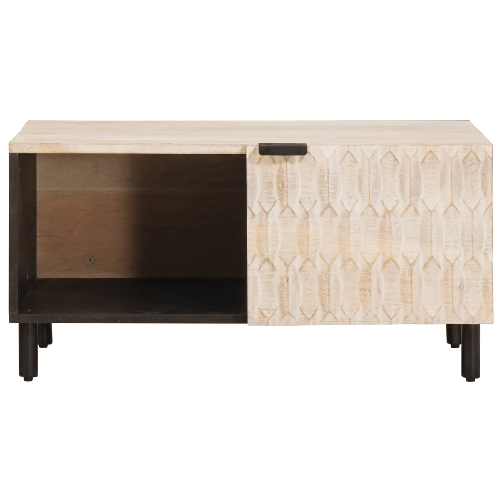 Mesa de Café 80 x 50 x 40 cm Madera de mango maciza