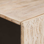 Mesa de Café 80 x 50 x 40 cm Madera de mango maciza