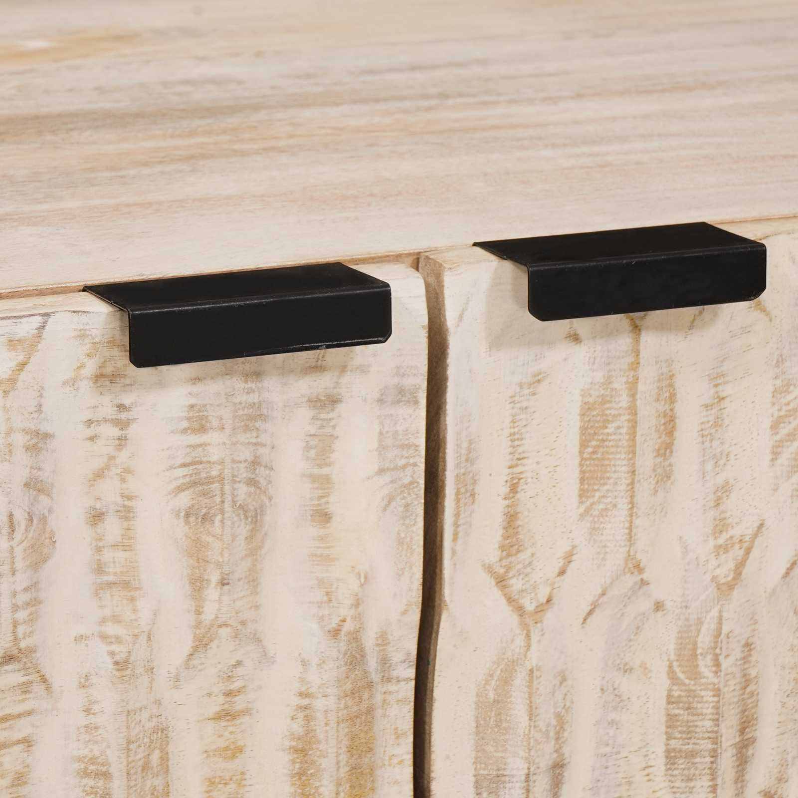 Mesa de Café 80 x 50 x 40 cm Madera de mango maciza