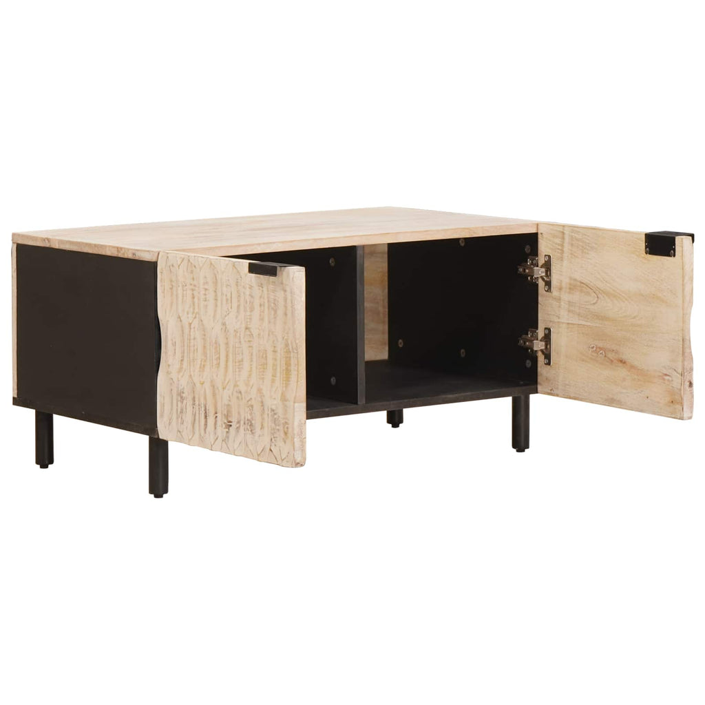 Mesa de Café 80 x 50 x 40 cm Madera de mango maciza