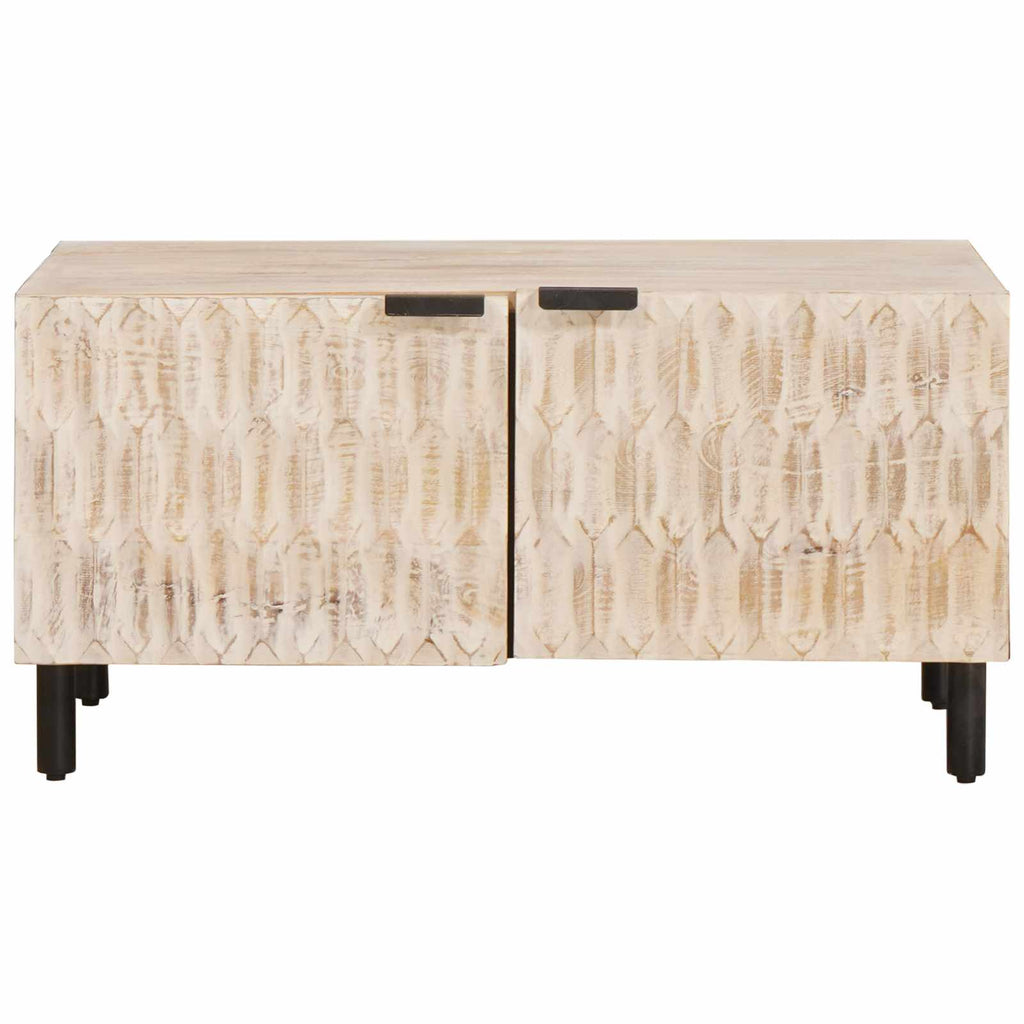 Mesa de Café 80 x 50 x 40 cm Madera de mango maciza