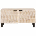 Mesa de Café 80 x 50 x 40 cm Madera de mango maciza
