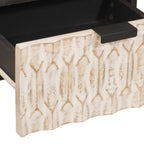 Armario de Noche 2 pcs 40 x 33 x 46 cm Madera de mango maciza