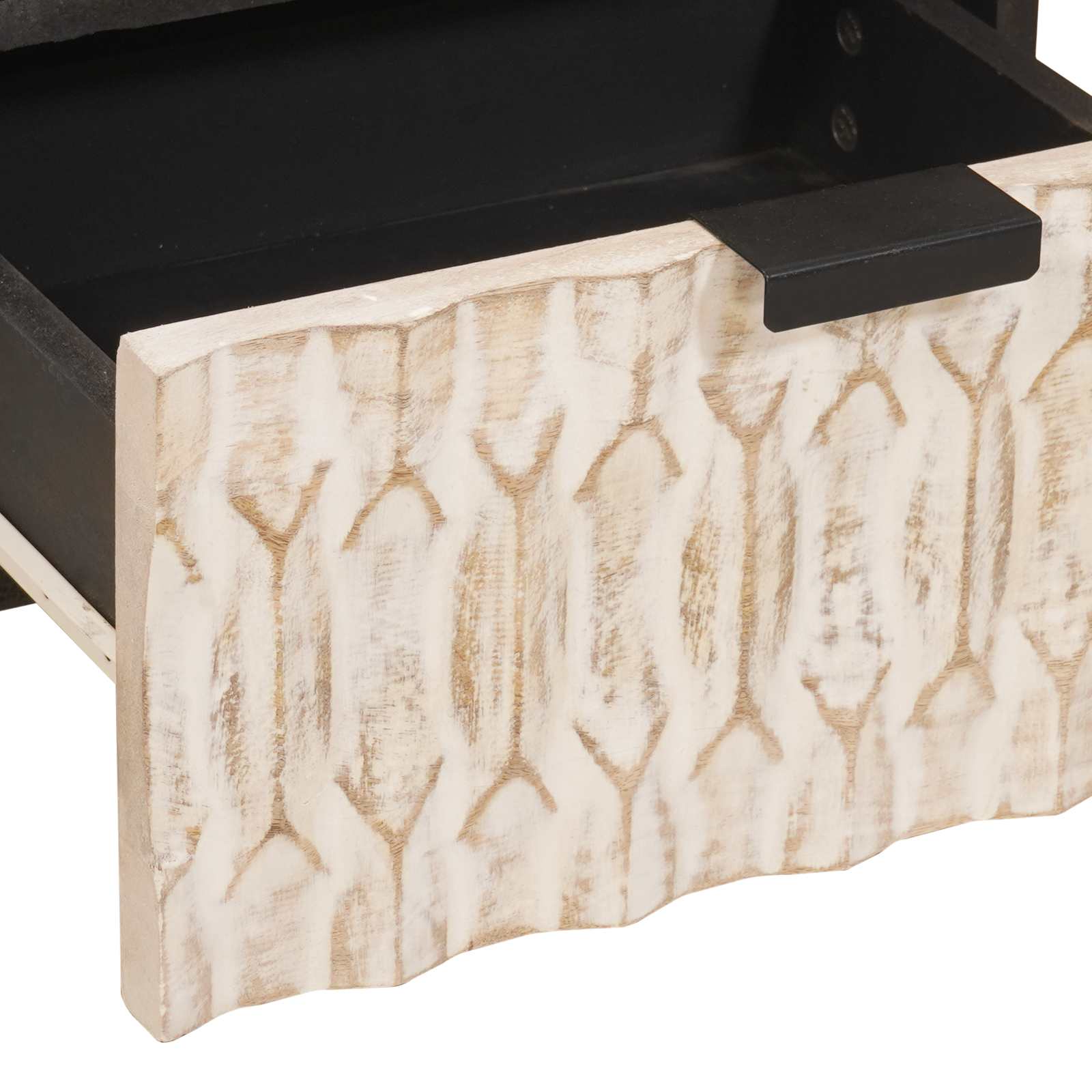 Armario de Noche 2 pcs 40 x 33 x 46 cm Madera de mango maciza
