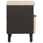 Armario de Noche 2 pcs 40 x 33 x 46 cm Madera de mango maciza