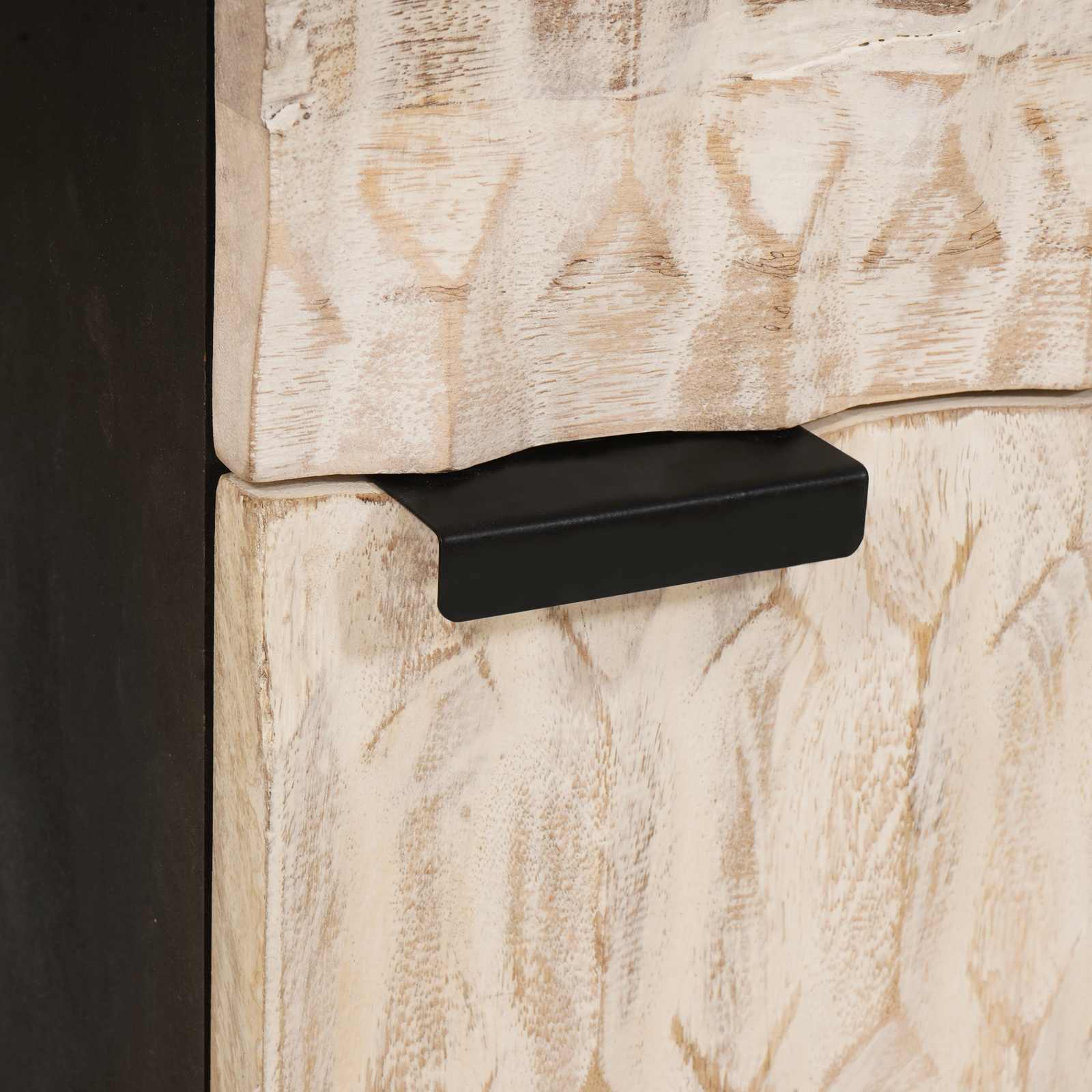 Armario de Noche 50 x 33 x 60 cm Madera de mango maciza