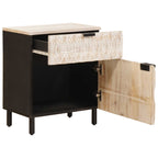 Armario de Noche 50 x 33 x 60 cm Madera de mango maciza