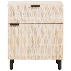 Armario de Noche 50 x 33 x 60 cm Madera de mango maciza