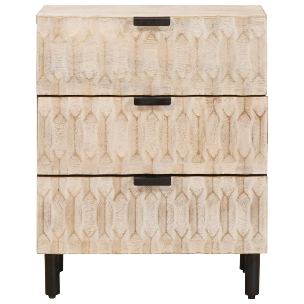 Armario de Noche 50 x 33 x 62 cm Madera de mango maciza