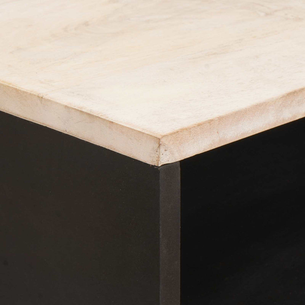 Armario de Noche 50 x 33 x 60 cm Madera de mango maciza