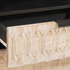 Armario de Noche 50 x 33 x 60 cm Madera de mango maciza