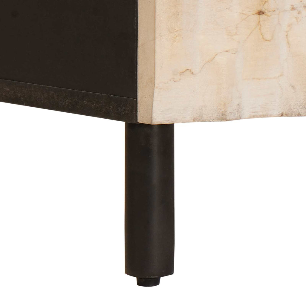 Armario de Noche 50 x 33 x 60 cm Madera de mango maciza