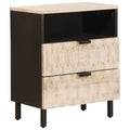 Armario de Noche 50 x 33 x 60 cm Madera de mango maciza
